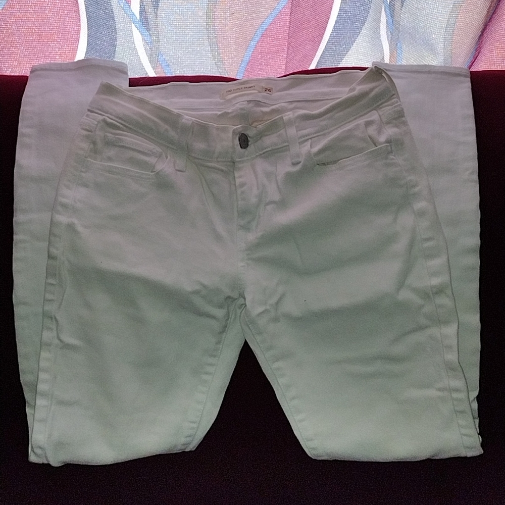 Levi's White Denim Jeans